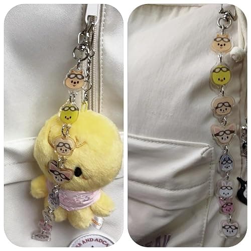 WELLRI Cute Kpop Keychain Cartoon Keyring Pendant Stay Fans Gifts Bag Charm Backpack Accessory thumbnail 4