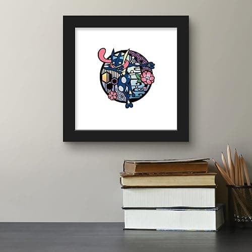 Trends International Gallery Pops Pokémon - Wagara Greninja Wall Art Wall Poster, 12.00" x 12.00", Black Frame Version thumbnail 5