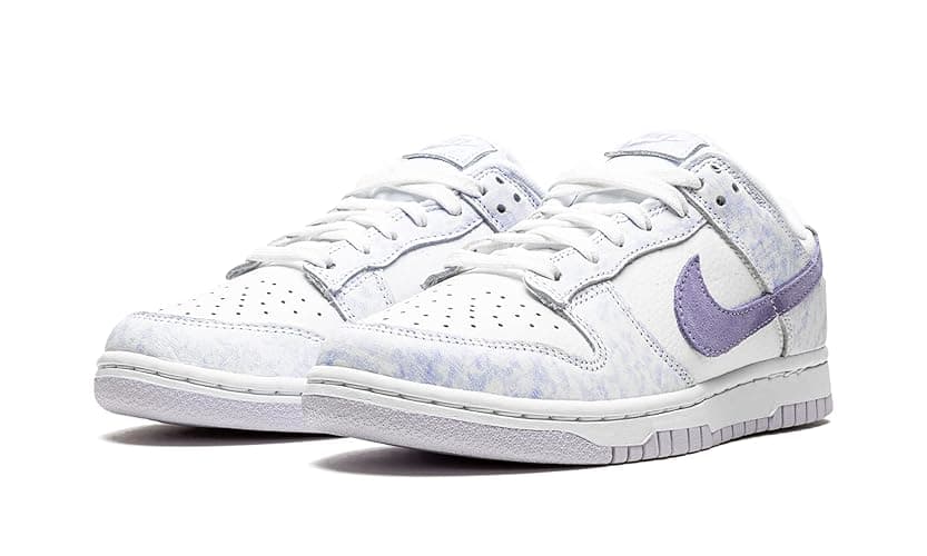 Nike Women's Dunk Low Sneaker - 8.5 - Purple Pulse/White thumbnail 2