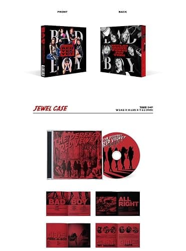 RED VELVET [THE PERFECT RED VELVET] 2nd Repackage Album+P.Book+Card+Lyrics+Tracking Number thumbnail 3