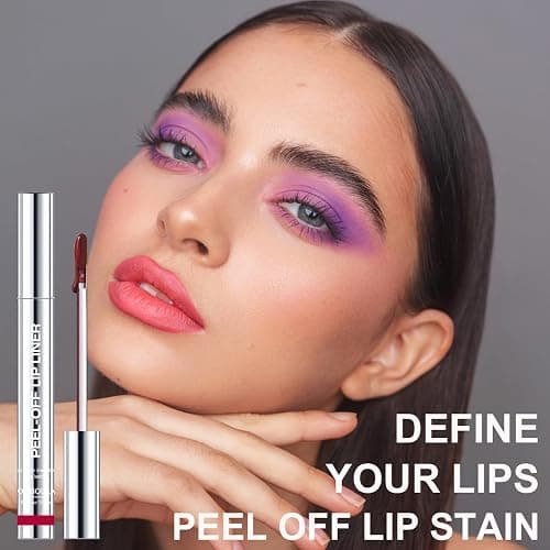 GLSFACE 3 Colors Peel Off Lip Liner with Tweezer Kit, Rich Color Matte Finish Lip Tint Stains Makeup Set for Women, Long Lasting, Waterproof, Smudge Proof, For All Skin Types (#3, #6, #7) thumbnail 3