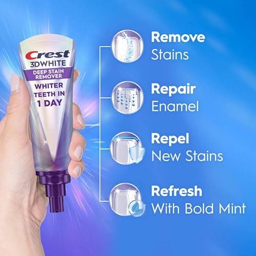 Crest 3DWhite Brilliance Deep Stain Remover Brilliant White Toothpaste - 3.1oz/2pk thumbnail 2