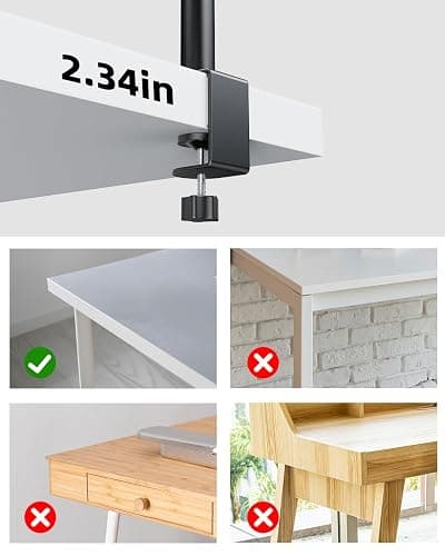 Weilisi 10.2" Desk Ring Light with Stand for Video Call, Ring Light for Desk with Clamp, 360° Rotate & Flexible Height Desk Light, Adjust Arm Desk Lamp for Home Office, Podcast, Gaming, Recording thumbnail 7