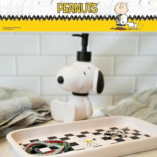 Collectibles Peanuts Snoopy Soap/Lotion/Hand Sanitizer Resin Pump Dispenser, 10.01 Ounces, (Officially Licensed Product) by Franco thumbnail 2