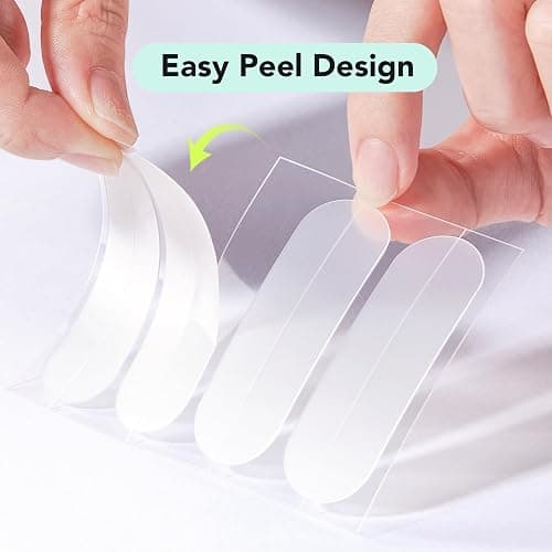 LitBear Large Pimple Patches (7 Sizes 306 Patches), Big Acne Patches, XL Hydrocolloid Bandages for Full Face, Forehead, Chin, Nose, Body, Back, Neck & Chest, Oval, Moon, Square hydrocolloid Patch thumbnail 8