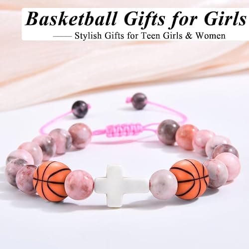 OAVOOK Softball Volleyball Basketball Soccer Gifts for Girls Bracelets for Teen Girls Team Gifts Birthday/Christmas/Graduation Gifts thumbnail 3