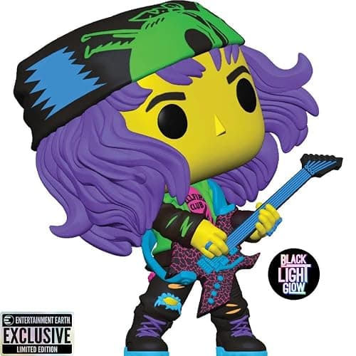 Funko Pop! Stranger Things Eddie with Guitar Blacklight Vinyl Figure #1462 - Entertainment Earth Exclusive thumbnail 3