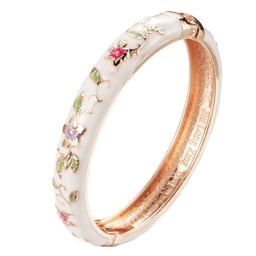 UJOY Vintage Bracelet Colorful Cloisonne Women Hinged Bangles Enameled Bracelets Jewelry Gifts 55A82 - Image 1