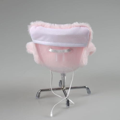 Doll Car Seat Compatible with Labubu, Chair for 3–8 inch Dolls - Adjustable Safety Strap, Air Vent Clip & Desktop Stand, Soft Cushion, Cute Car Ornament Gift for Collectors & Fans (Pink) thumbnail 6