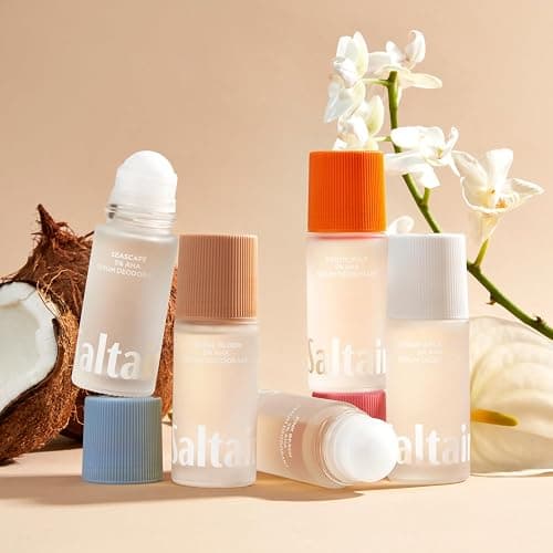 Saltair Serum Deodorant Signature Scents 2 Pack. 5% AHA Formula. Lactic Acid and Mandelic Acid Deodorant. Aluminum Free Odor Control for Women and Men. Travel Essentials, 2x 1.7oz Roll On thumbnail 9