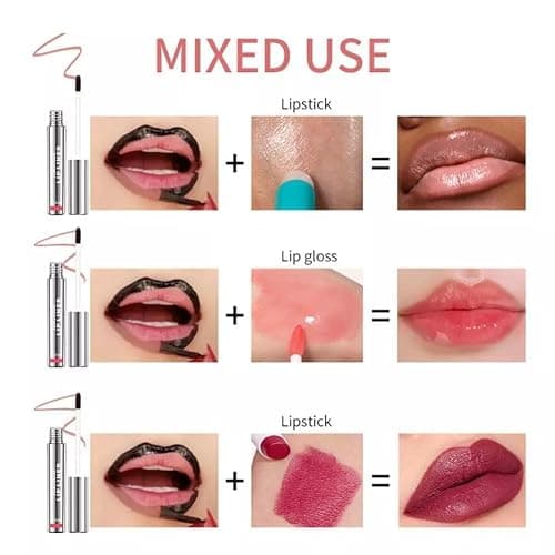 HYDRÈNE Lip Stain Peel Off & Lip Liner – Mauve Nude Long Lasting Waterproof Velvet Matte Lip Stain, Smudge-Proof Transfer-Resistant Lip Glaze, 02 MUAH-ve 3.5ml (Mauve Nude) thumbnail 8