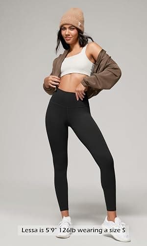 ODODOS Buttery Soft Lounge Yoga Leggings for Women 23" / 25" /28" High Waist Yoga Pants thumbnail 2