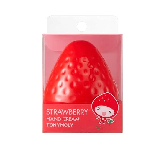 TONYMOLY Strawberry Hand Cream – Lightweight Hydrating Moisturizer with Strawberry Extract & Shea Butter for Dry Hands, 1.05 oz thumbnail 2