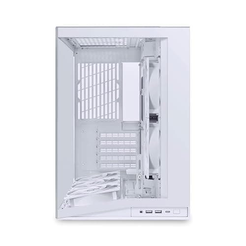 Lian Li O11 Dynamic Mini V2 Flow MidI-Tower Case - White thumbnail 2