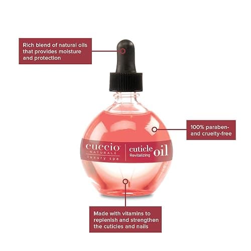 Cuccio Naturale Revitalizing Cuticle /Hydrating Oil For Repaired Cuticles Overnight - Remedy For Damaged Skin And Thin Nails - Paraben /Cruelty-Free Formula - Pomegranate And Fig - 2.5 Oz thumbnail 2