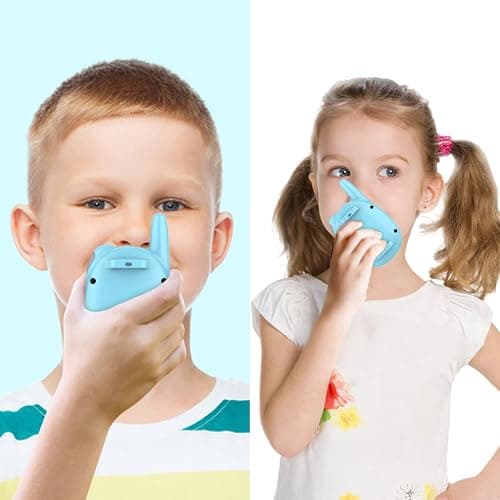 Walkie Talkies for Kids, 3 Miles Long Range 22 Channels 2 Way Radio for Boys Girls Ages 3-12, Walkie Talkies for Outdoor Camping Hiking, Easter/Birthday Presents for 4 5 6 7 8 Year Old thumbnail 4