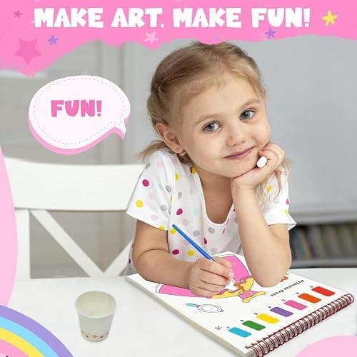 ZMLM Paint with Water Coloring Books for Toddlers, Mess Free Watercolor Painting Sets Activity for Kids Arts Crafts Gift Toy for Boy Girl Ages 4 5 6 7 8 Christmas Stocking Stuffers Birthday (Princess) thumbnail 2