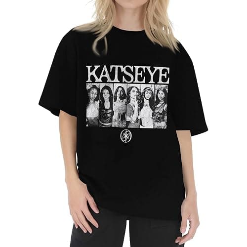 Graphic Tees for Women Katseye Shirt Crewneck Short Sleeve Tops Katseye Merch for Fans thumbnail 3