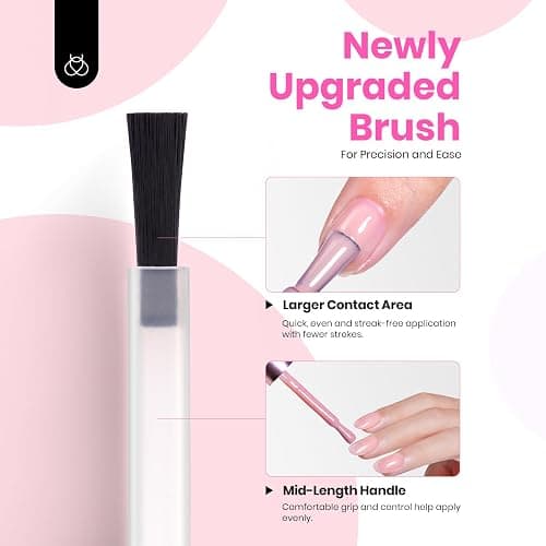 Beetles Jelly Gel Nail Polish Set, 6 Colors Hema Free Summer Neon Gel Polish Yellow Pink Red Blue Purple Orange 15ML Full Size Sheer Translucent Effect Soak Off UV Colorful Bottle Gel Gift for Women thumbnail 8