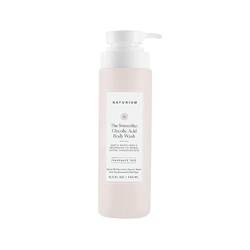 Naturium The Smoother Glycolic Acid Exfoliating Body Wash, Soft & Smoothing Cleanser, 16.9 oz - Image 1