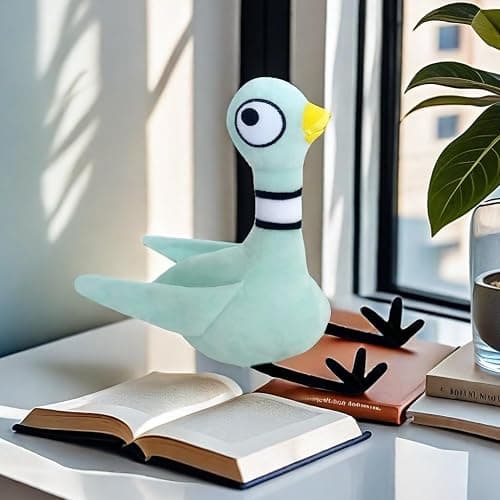 New 12 "Pigeon Plush Soft Filled Bird Filled Animal Toy Soft and Durable, Plush Toy for Boys and Girls, Children's Gift, Home Decoration thumbnail 2