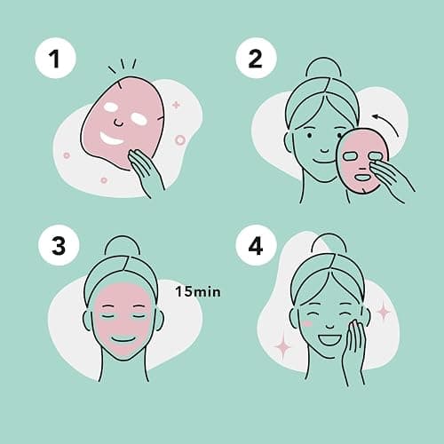 Celavi Essence Facial Sheet Face Mask Variety Set Classic Authentic Korean Moisturizing Skincare (12-Packs) thumbnail 2
