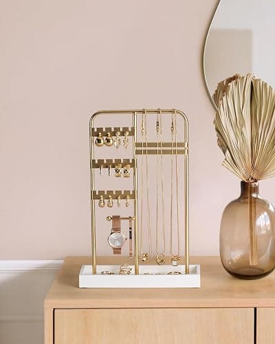 ChuStory Schmuck Organizers, Schmuckständer für Halskette, Armband, Parfüm und Ohrringe, Deko Aesthetic Accessoires thumbnail 2