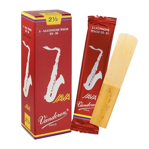 Vandoren SR2725R Tenor Sax JAVA Red Reeds Strength 2.5; Box of 5 - Image 1