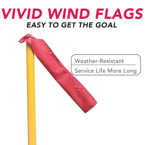 Football Goal Post, Adjustable Height Field Goal Post with Football, Sturdy Steel Tube Frame, Powder Coating Anti-Rust Craft, Easy to Assemble thumbnail 3