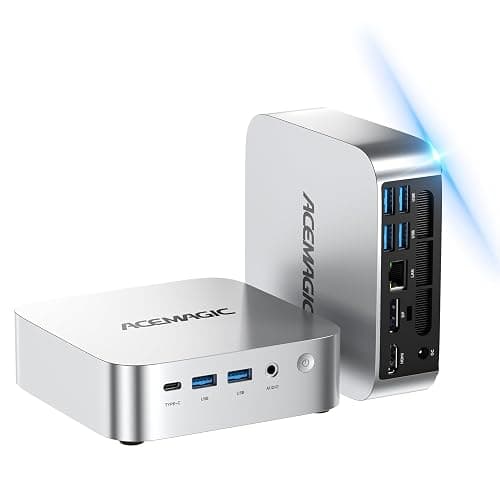 ACEMAGIC Mini Pc Windows 11 Pro, AMD Ryzen 4300U Processor up to 3.7 GHz Mini Computers, 16GB DDR4 256GB SSD, 4K Triple Display WiFi5 BT4.2 VESA Micro Small Pc for Business and Home, Mini Desktop - Image 1