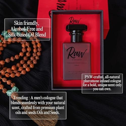 RawChemistry Raw Pheromone Infused Cologne for Men – Men's Cologne Spray Infused with Pheromones – Raw Perfume for Men with Feromonas – Perfume con Feromonas para Hombre thumbnail 5