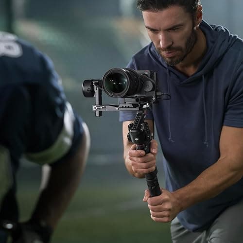 DJI RS 4, Gimbal Stabilizer for Camera, Canon/Sony/Nikon/Fujifilm | 2nd-Gen Native Vertical Shooting, 2-Mode Switch Joystick, Teflon Axis Arms, 3kg Payload thumbnail 8