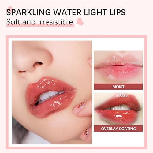 Fovcos Hydrating Lip Glow Oil, Moisturizing Lip Glow Oil, Lip Plumper Gloss, Transparent Lip Gloss, Lip Oil, Plumping Lip Oil, Lip Balm, Tinted Lip Balm Lip Care thumbnail 6