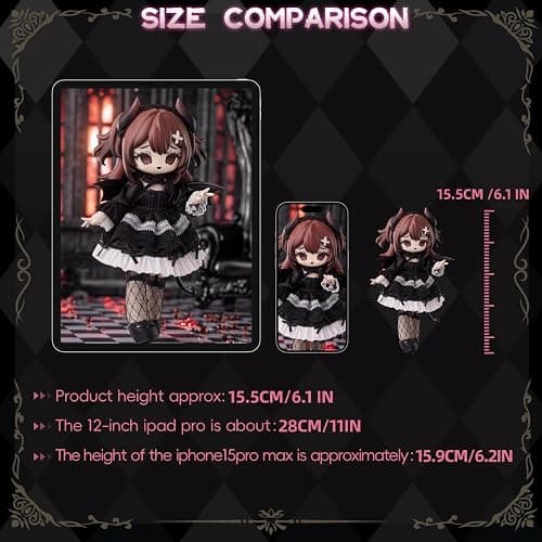 XiDonDon Secret Tour Series Cute 1/12 BJD Doll Random Design Action Figures Collectible Toys Home Decorations Gifts Dolls (Single Box) thumbnail 5