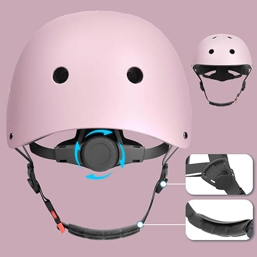 67i Kids Bike Helmet Toddler Helmets for Ages 3-8 Years Old Girls Boys Kid Adjustable Skateboard Bicycle Helmets Multi-Sport Ventilation Skateboarding Cycling Scooter Roller Skate Helmet thumbnail 3