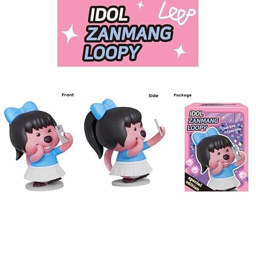 ZANMANG LOOPY ZanmangLoopy Special Edition Zanmang Miniature Collectibles Toy - Official Goods, Charm of Korean Daily Life, (Idol) thumbnail 6