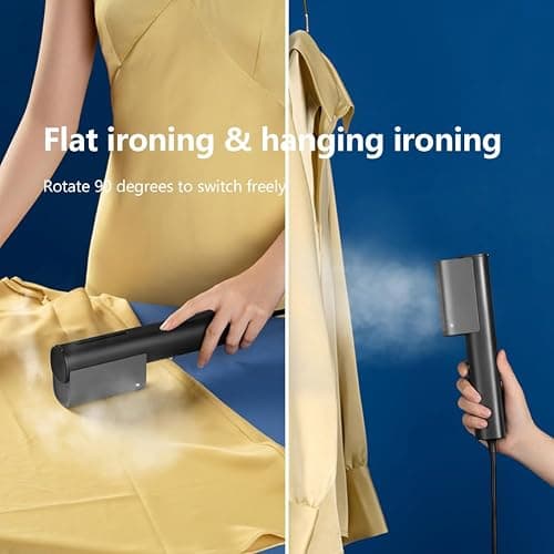 Nesugar G3 Steamer for Clothes Portable Travel Steamer, Fashion Handheld Garment Steamer, 0.75lbs Lightly, 15s Fast Heat-up, Light Mini Steam Iron for travel and home thumbnail 3