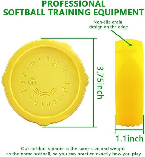 Mogseek Softball Spinner Fastpitch, 12Inches Softball Training Equipment for Pitcher Overhand Thrower Training Aid Equipment for Sports Practice Softballs & Top Collegiate Program thumbnail 3