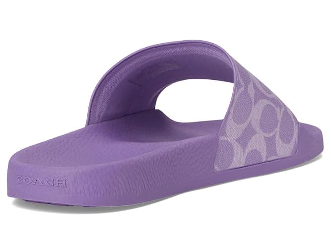 Coach Women's Udele Sport Slide Flat Sandal - 5 - Iris thumbnail 5