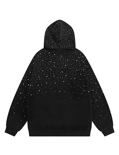 Aelfric Eden Rhinestone Hoodies Men Women Diamond Hooded Sweatshirt Fashion Luxury Casual Streetwear Unisex Hoodie Pullover thumbnail 6