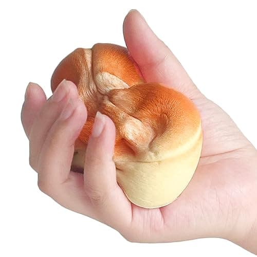 funnysquee Bread Super Soft Slow Rising Squishies Toy for Kids Birthday Gift,Cute Stress Relief Simulation Lovely Squishys Scented Squishi Squeeze Toys (Yellow) thumbnail 7