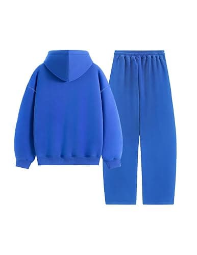 Aelfric Eden Sweatsuits Women 2 Piece Outfit Fall Fleece Tracksuit Matching Oversized Hoodies Baggy Sweatpants Set thumbnail 6