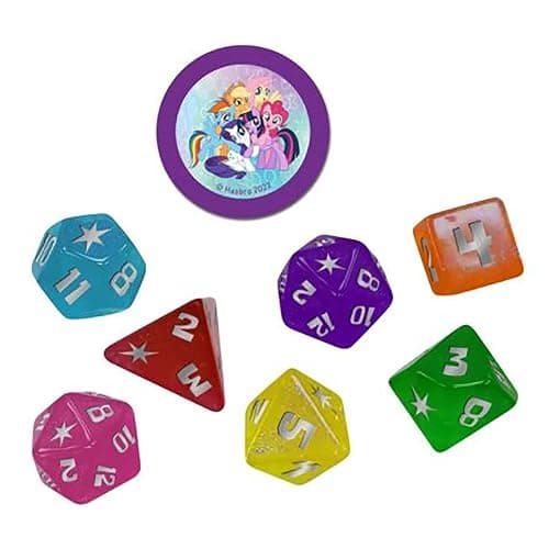 Renegade Games My Little Pony: Roleplaying Game - Dice Set - RPG Accessory, Pink - Image 1