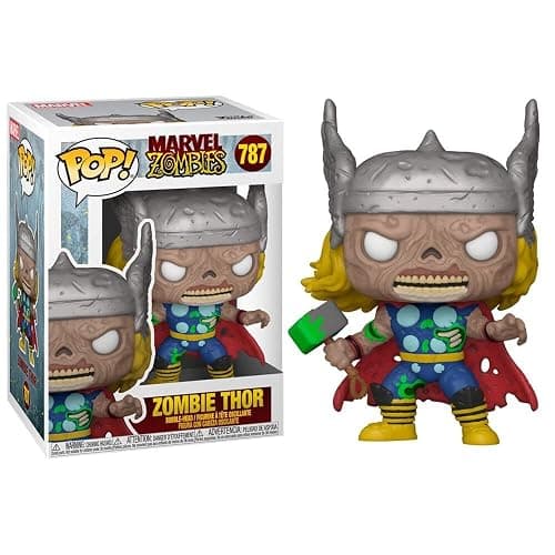 Funko POP Marvel Zombies #787 - Thor Zombie - Glow in The Dark Special Edition Figure 55646 - Marvel Figure - Image 1
