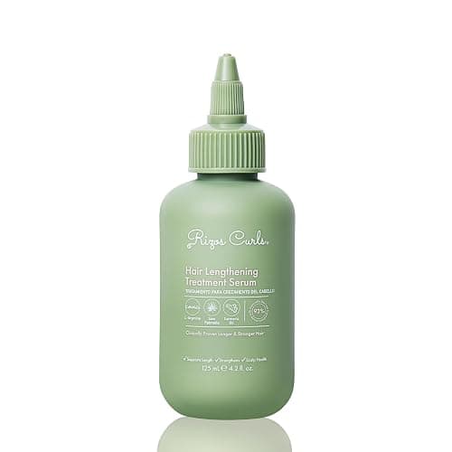 Rizos Curls Hair Lengthening Treatment Serum, Fortifies At Root for Healthy Scalp Microbiome Promoting Length, Supportes Longer Stronger Hair, 4.2 oz - Image 1