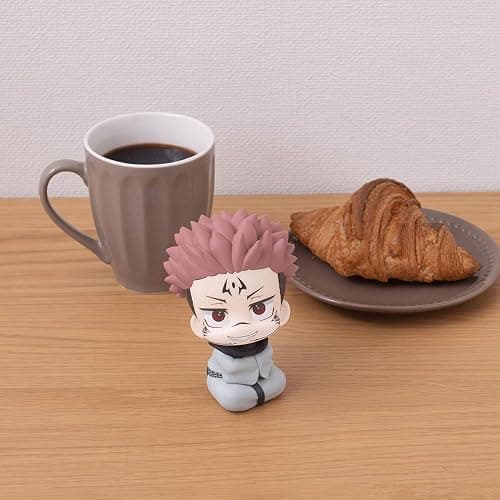 QAHEART 2pcs JJK Figure Ryomen Sukuna Look Up Figure, 10cm Anime Action Figure Model Statue Cake Topper Decoration Handmade Collectible Gifts for Fans thumbnail 2
