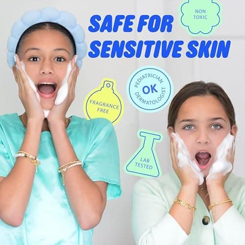Pipa Skincare Cleanser, Moisturizer & Facial Mist Girls Birthday Gift Set | Safe for Sensitive Skin, Alcohol-Free Dermatologists Approved Skin Care Routine, Foam Wash, Cream & Mist, Girls 8-12 thumbnail 7