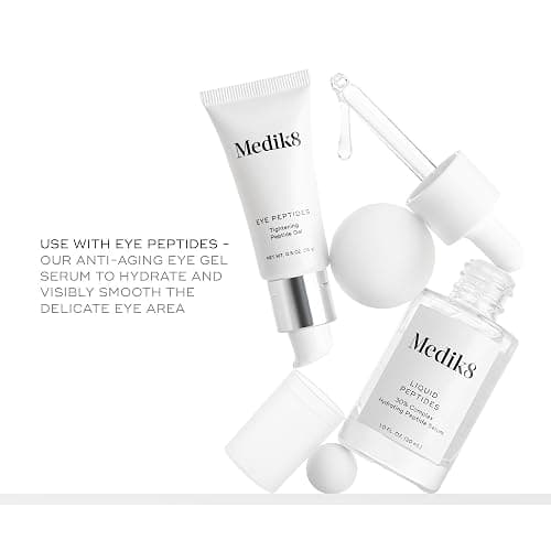 Medik8 Liquid Peptides - Regenerating Multi Peptide Serum - Smooths Wrinkles and Fine Lines - Hydrating, Brightening, Plumping - 1.0 oz thumbnail 5