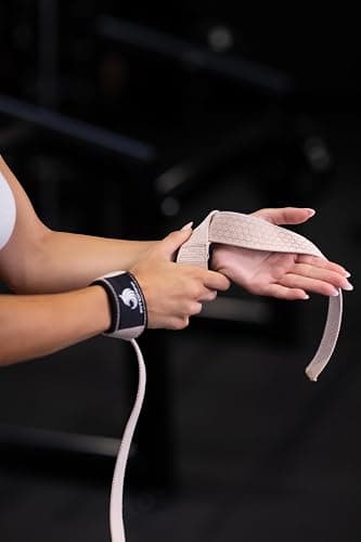 Fitgriff® Zughilfen (gepolstert) für Krafttraining, Bodybuilding, Fitness - Kreuzheben Gurte - Lifting Straps - für Frauen und Männer thumbnail 4