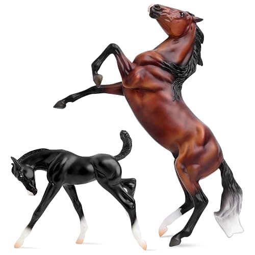 Breyer Horses Freedom Series Wild and Free | Horse and Foal Set | Horse Toy | 9.75" x 7" | 1:12 Scale | Model #62227 thumbnail 3
